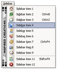 MenuEx ActiveX control screenshot